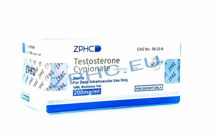 Testosterone Cypionate (ZPHC) - (200 mg/ml - 10 ml vial)