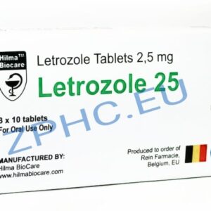 LETROZOLE 25 (HILMA BIOCARE) - (2.5 MG/TAB - 30 TABS)