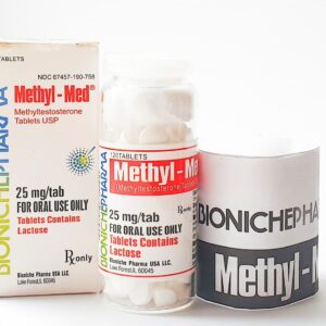 Methyl-med (Methyltestosterone) Bioniche Pharma - 25 mg/tab - 120 tabs