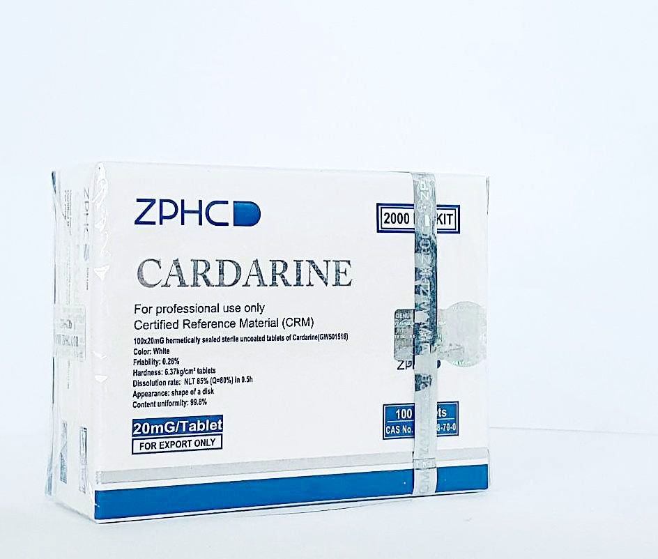 CARDARINE - ZPHC - 20 MG/TAB - 100 TABS PACK