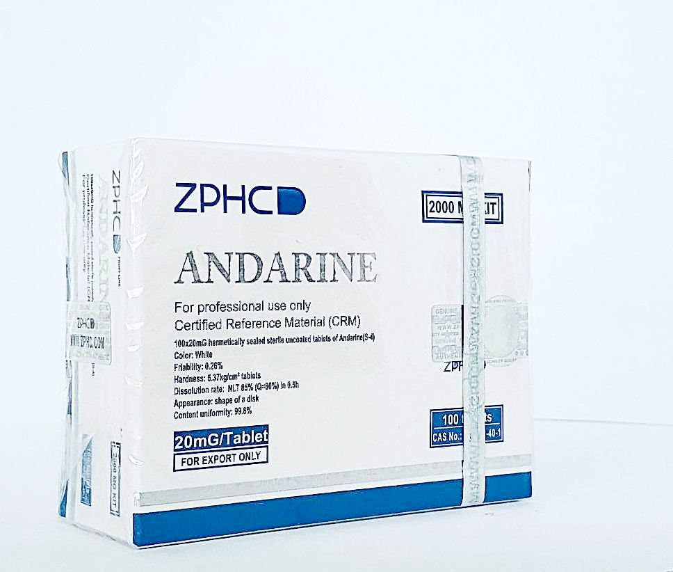 ANDARINE - ZPHC - 20 MG/TAB - 100 TABS PACK